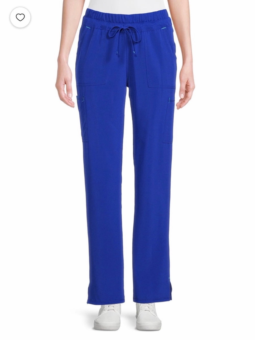 Scrubstar Women's Drawstring Cargo Jogger in Royal Blue